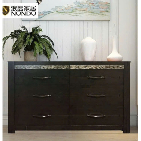 TORR-DR6 : Tủ 6 Ngăn Kéo + 2 Ẩn Trang Sức- 1m5